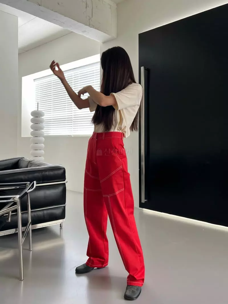 Inni - Korean Women Fashion - #momslook - Stitch Pants - 2