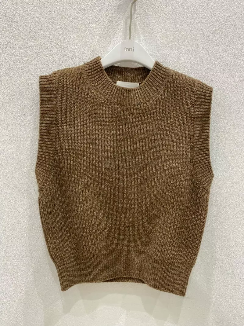 Inni - Korean Women Fashion - #momslook - Knit Vest