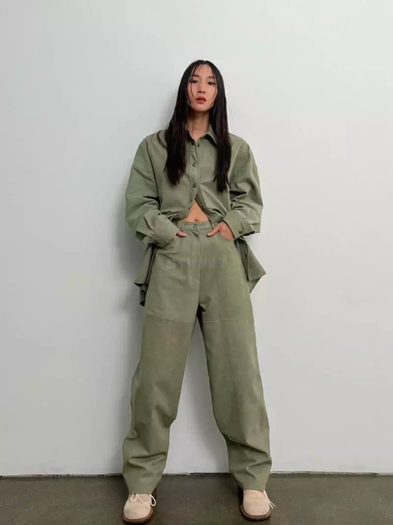 Inni - Korean Women Fashion - #momslook - Pigment Pants - 5