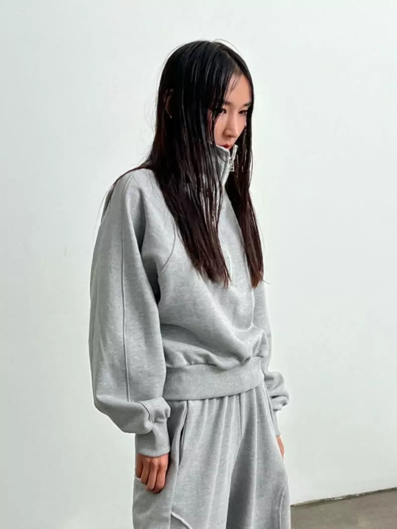 Inni - Korean Women Fashion - #momslook - Ford High Neck Zip-up - 3
