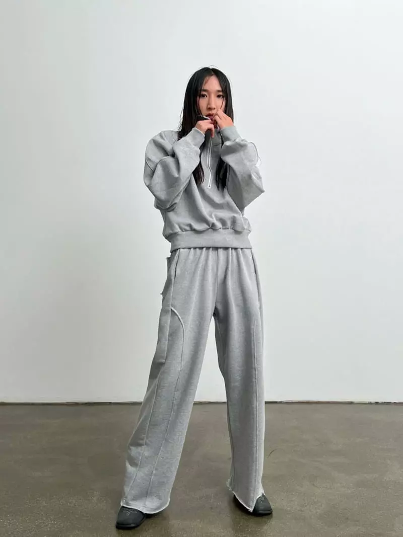Inni - Korean Women Fashion - #momslook - Ford Sweat Set Up - 2