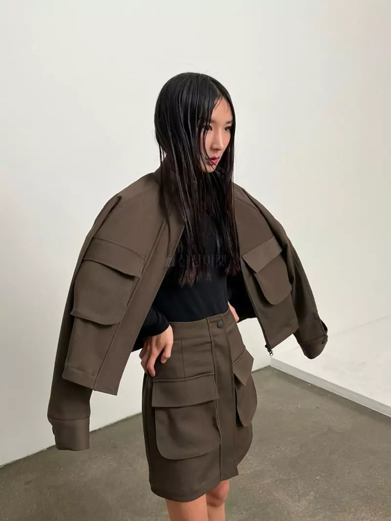 Inni - Korean Women Fashion - #momslook - Two Way Kai Pocket Jacket
