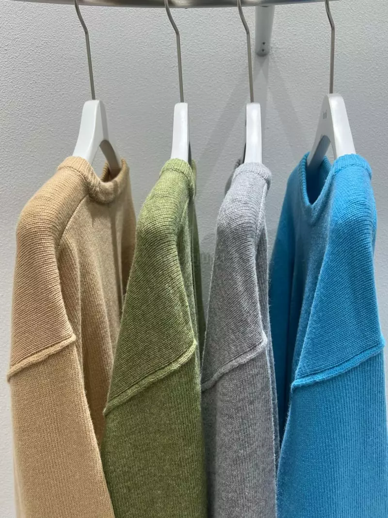 Inni - Korean Women Fashion - #momslook - Cash Basic Knit Tee - 11
