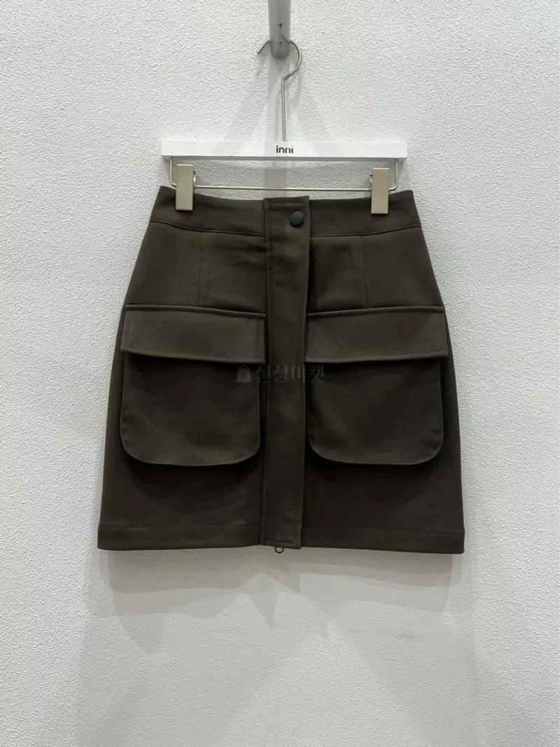 Inni - Korean Women Fashion - #womensfashion - Kai Pocket Mini Skirt - 4