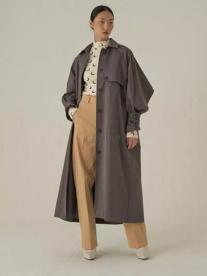 Inni - Korean Women Fashion - #momslook - With Trench Coat - 3
