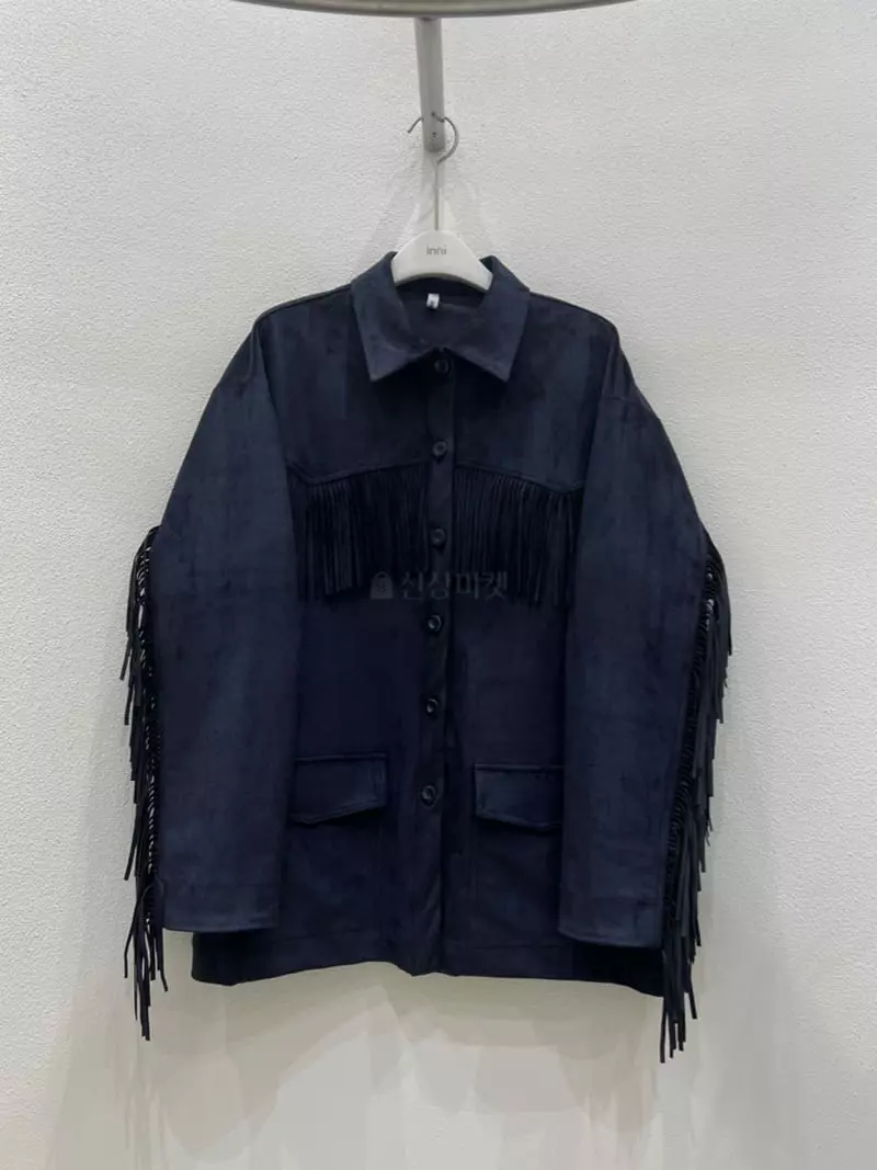 Inni - Korean Women Fashion - #momslook - Suede Fringe Jacket - 6