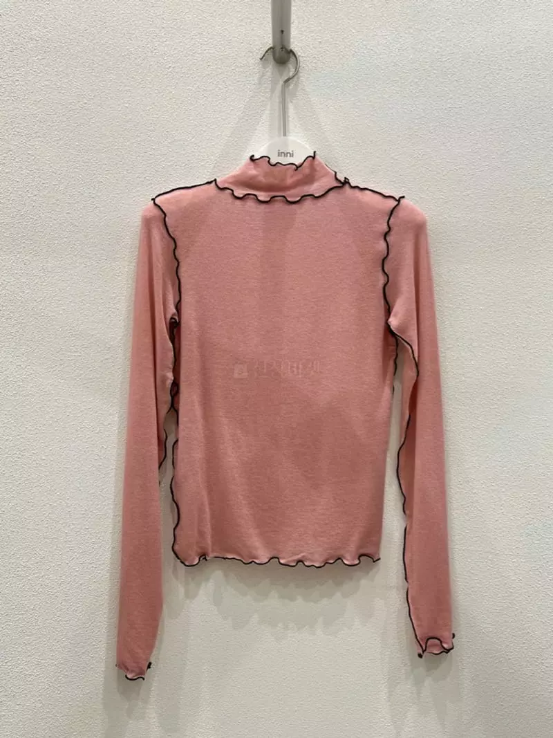 Inni - Korean Women Fashion - #momslook - Color Turtleneck Tee - 7