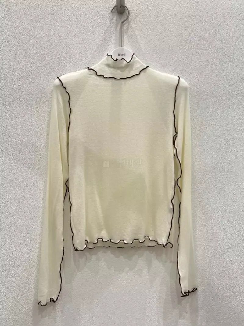 Inni - Korean Women Fashion - #momslook - Color Turtleneck Tee - 9