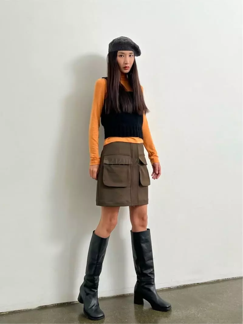 Inni - Korean Women Fashion - #momslook - Knit Bra Top - 2