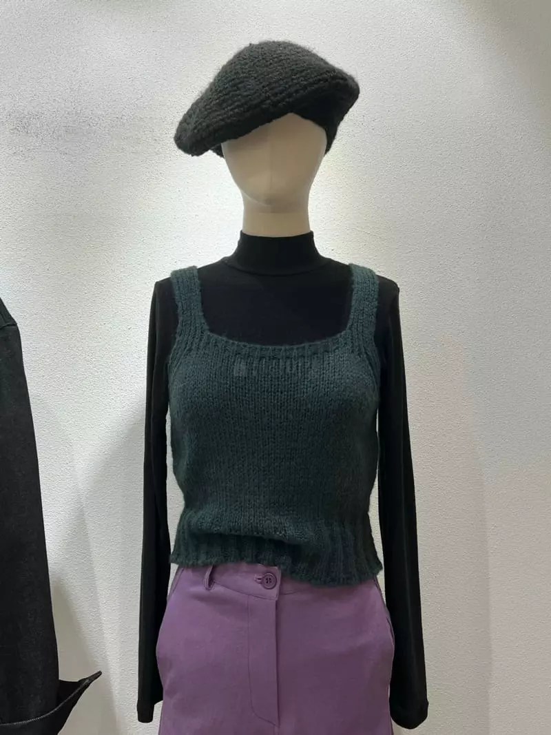 Inni - Korean Women Fashion - #womensfashion - Knit Bra Top - 4