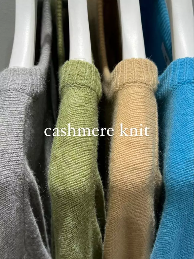 Inni - Korean Women Fashion - #momslook - Round Knit Tee - 7
