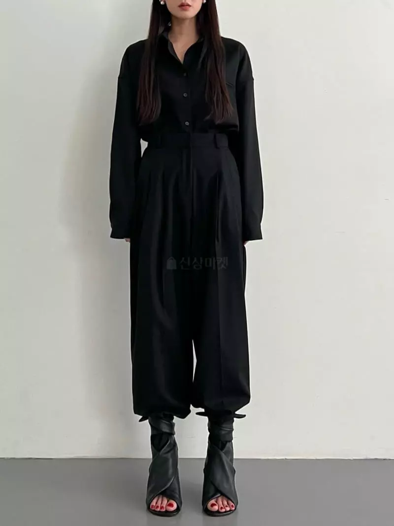 Inni - Korean Women Fashion - #momslook - Double Pintuck Pants - 3