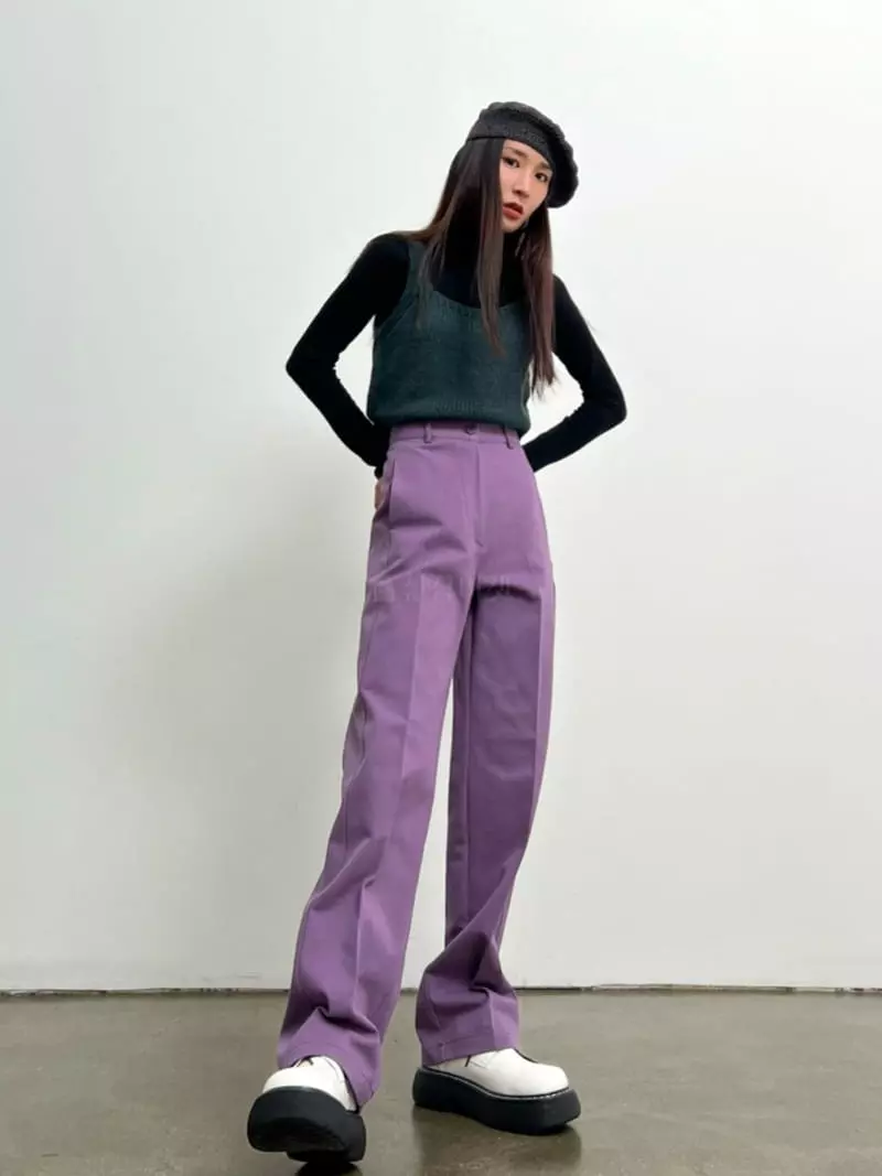 Inni - Korean Women Fashion - #momslook - Nelly Straight Pants - 2