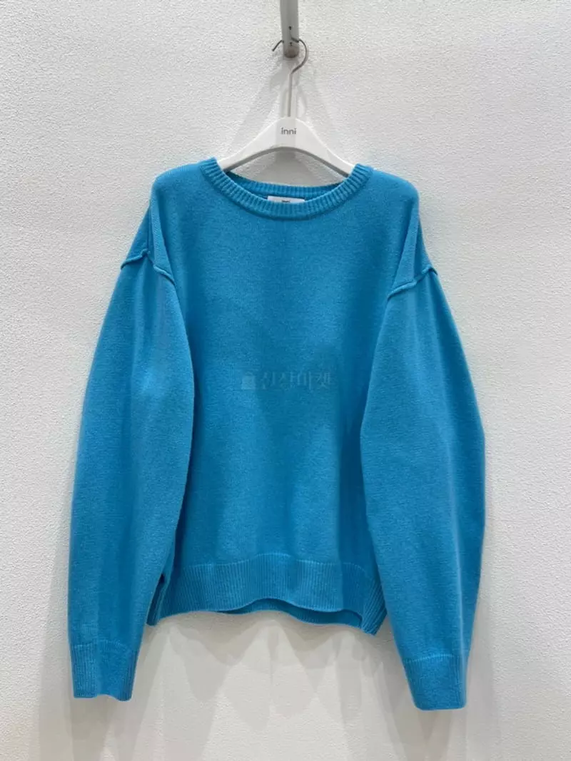 Inni - Korean Women Fashion - #pursuepretty - Round Knit Tee - 11