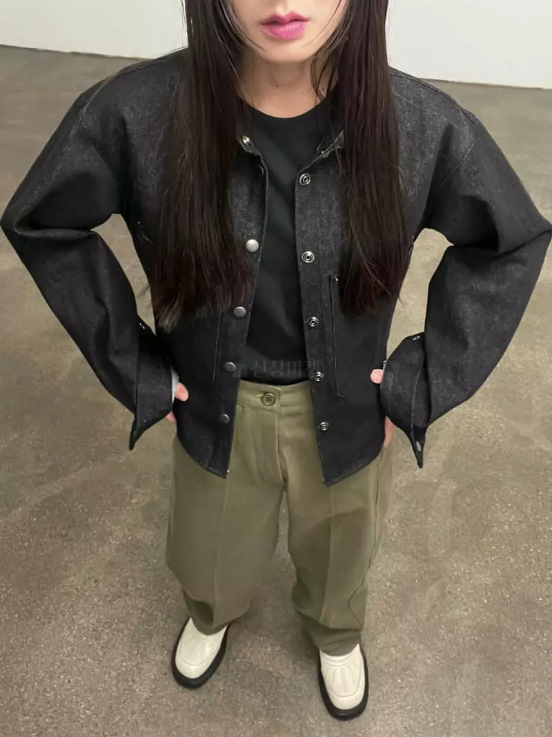 Inni - Korean Women Fashion - #restrostyle - Flam Denim Jacket - 12