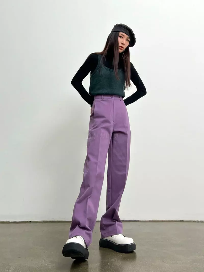 Inni - Korean Women Fashion - #restrostyle - Nelly Straight Pants - 7