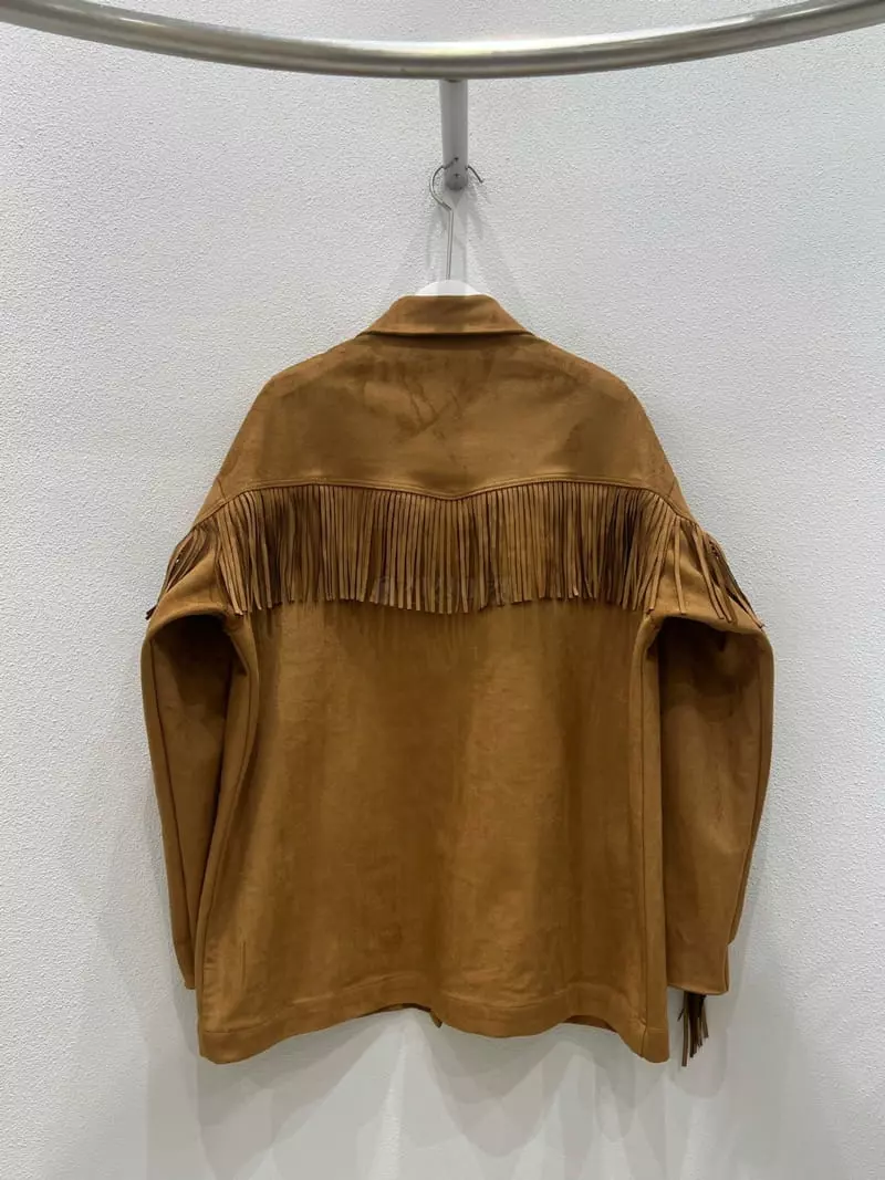 Inni - Korean Women Fashion - #romanticstyle - Fringe Suede Jacket - 11