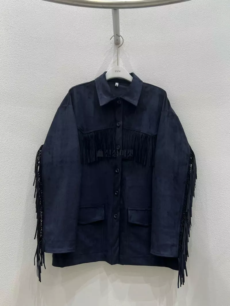 Inni - Korean Women Fashion - #shopsmall - Fringe Suede Jacket - 12