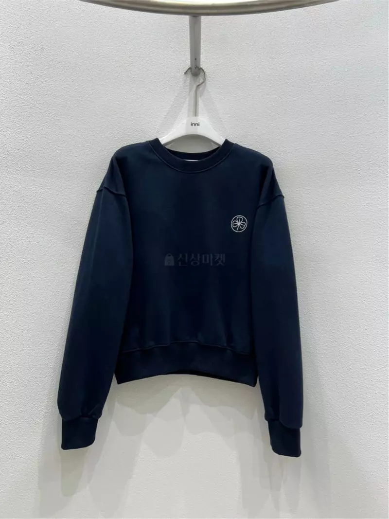 Inni - Korean Women Fashion - #shopsmall - Clover Embrodiery Sweatshirt - 6