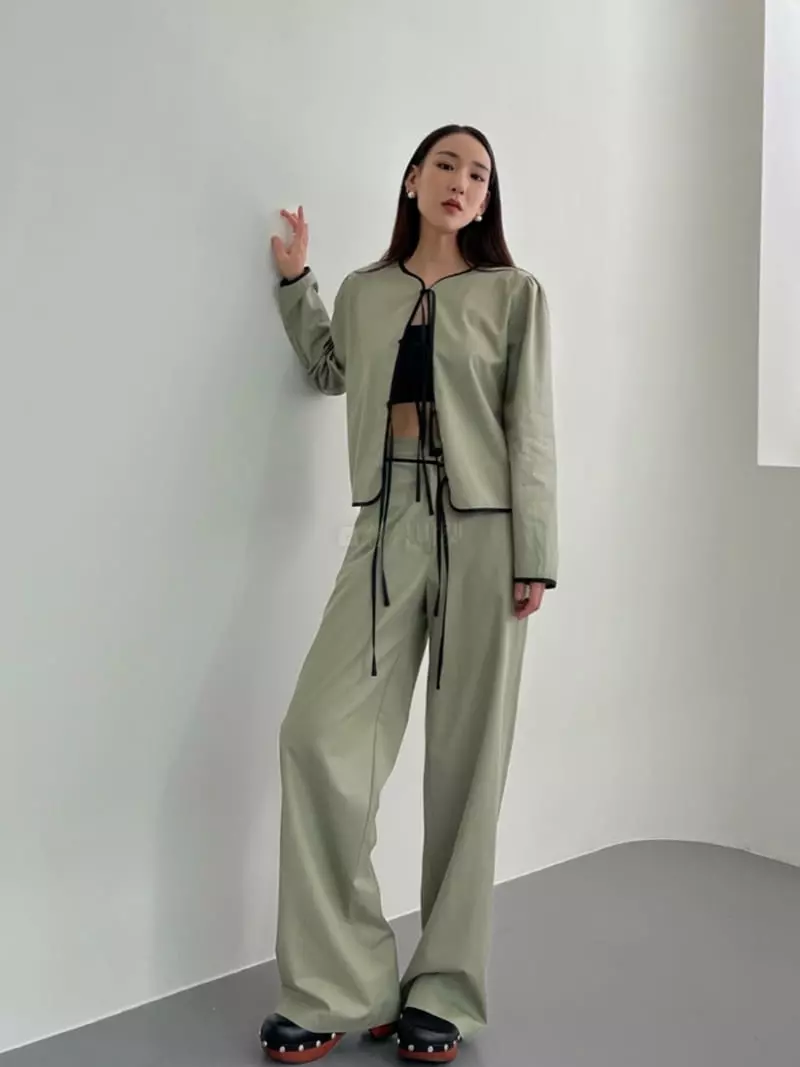 Inni - Korean Women Fashion - #romanticstyle - Coatting Jacket - 4
