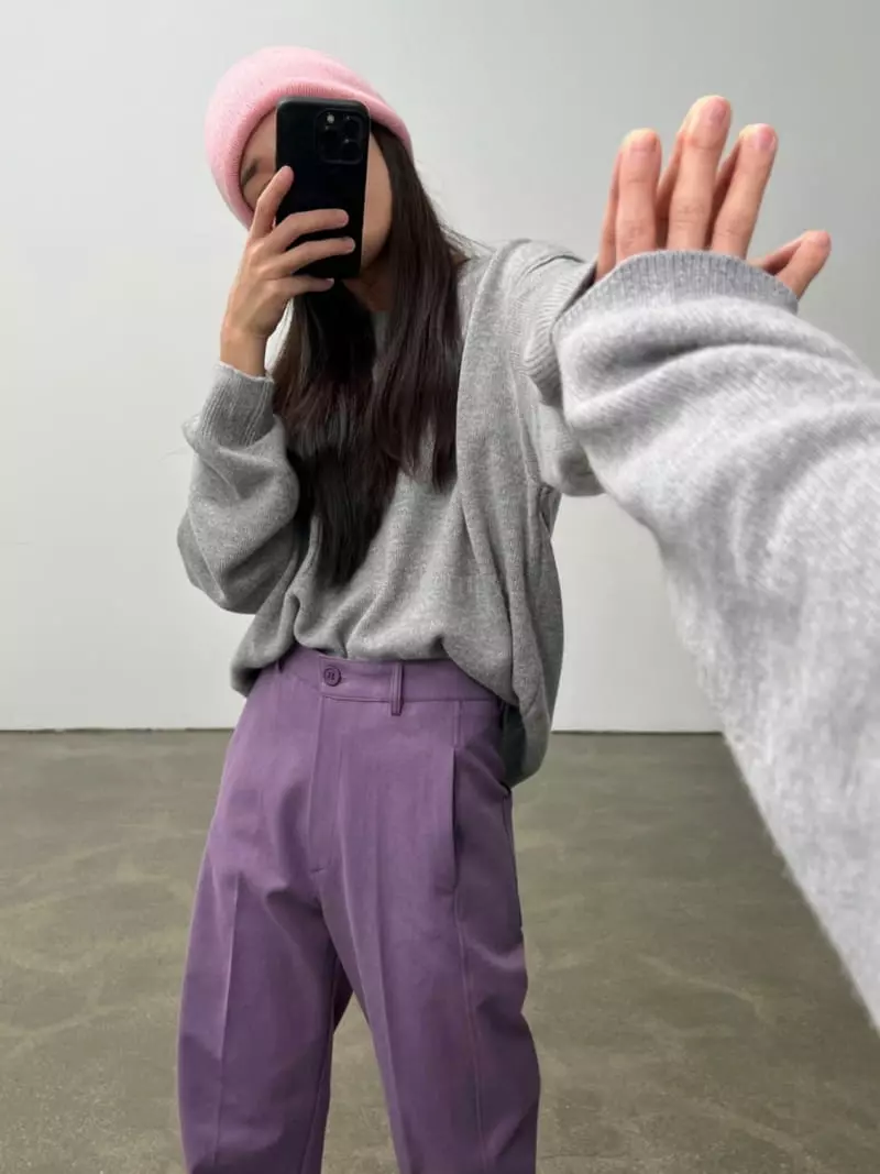 Inni - Korean Women Fashion - #thelittlethings - Cash Basic Knit Tee - 2