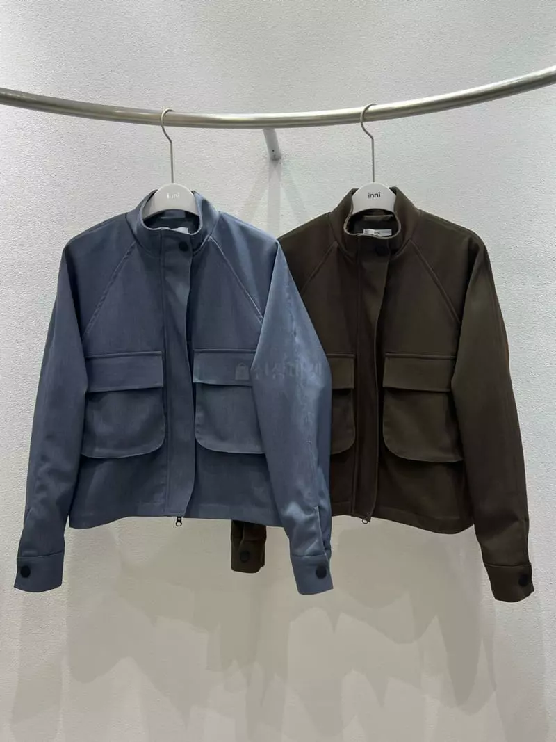 Inni - Korean Women Fashion - #vintageinspired - Two Way Kai Pocket Jacket - 3