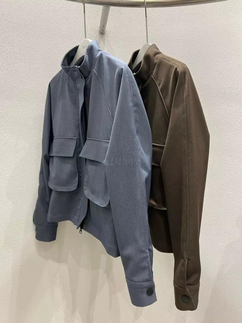Inni - Korean Women Fashion - #vintageinspired - Two Way Kai Pocket Jacket - 4