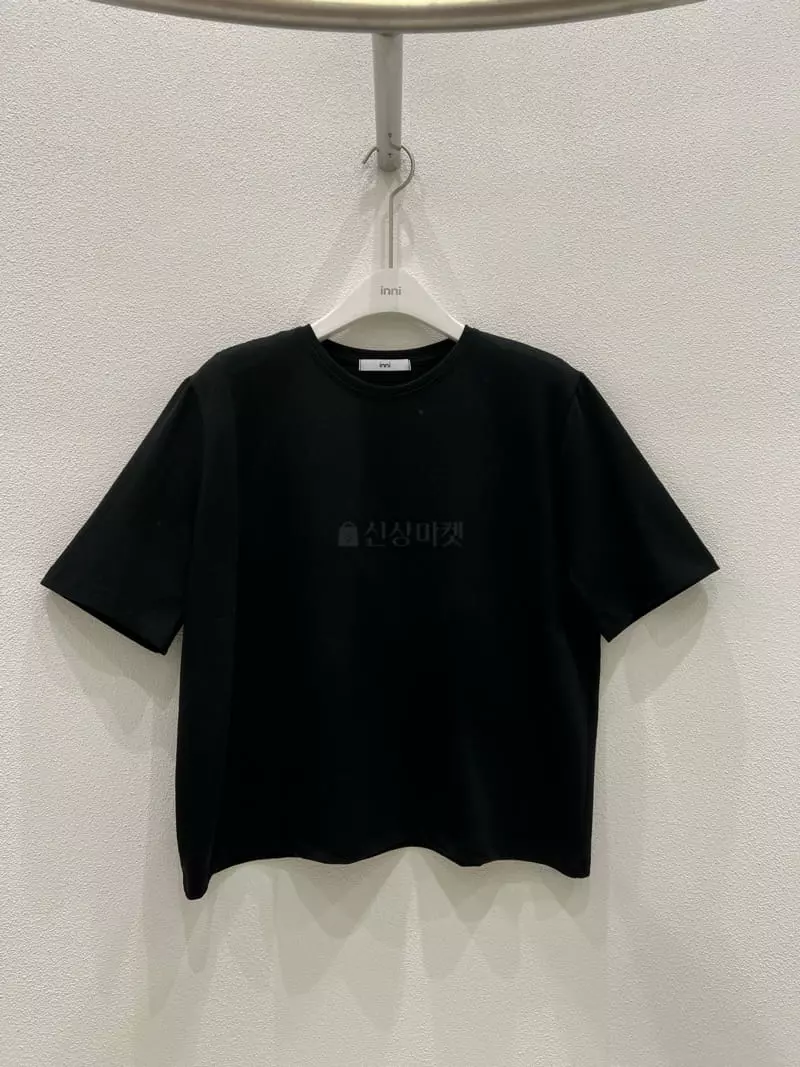 Inni - Korean Women Fashion - #momslook - Washing Short Sleeves Tee - 4