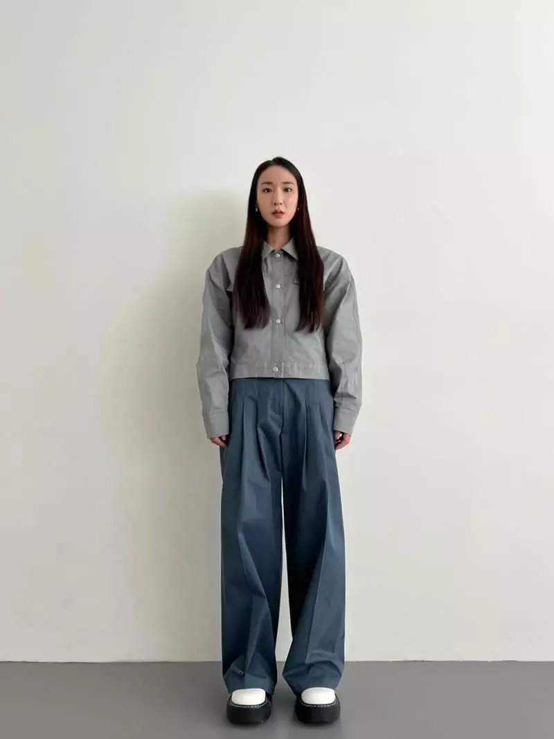Inni - Korean Women Fashion - #momslook - Off Pintuck Pants - 4