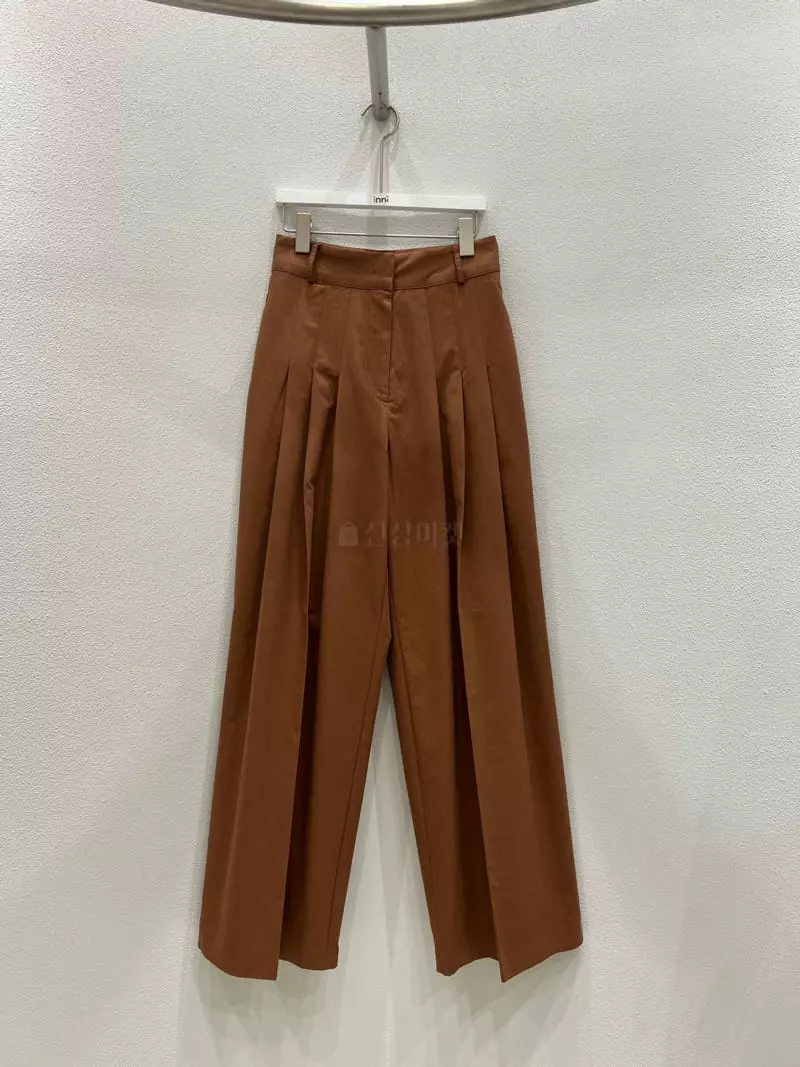 Inni - Korean Women Fashion - #womensfashion - Off Pintuck Pants - 8