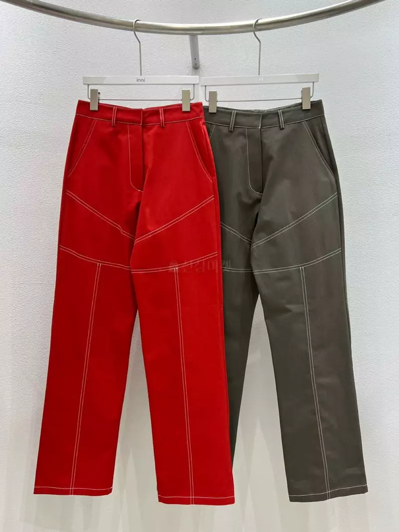 Inni - Korean Women Fashion - #womensfashion - Stitch Pants - 11