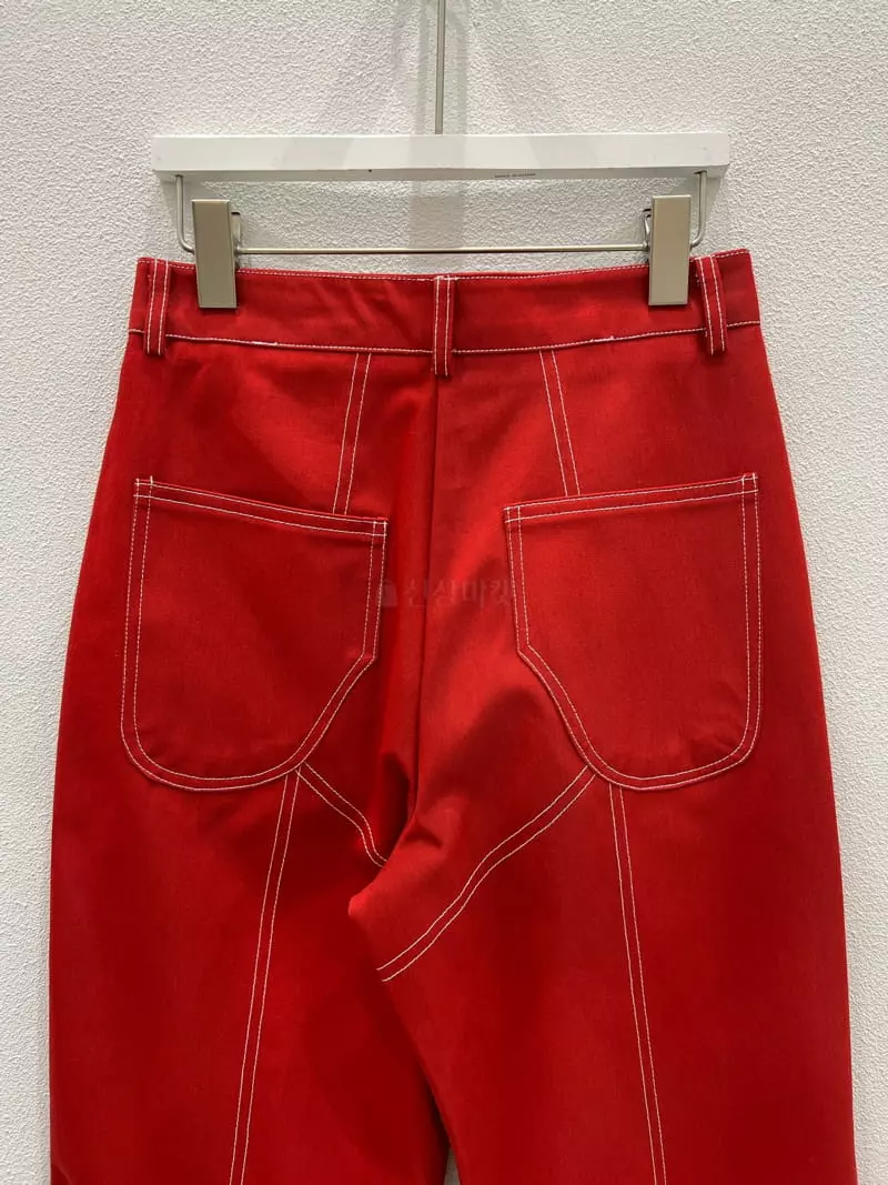 Inni - Korean Women Fashion - #womensfashion - Stitch Pants - 7