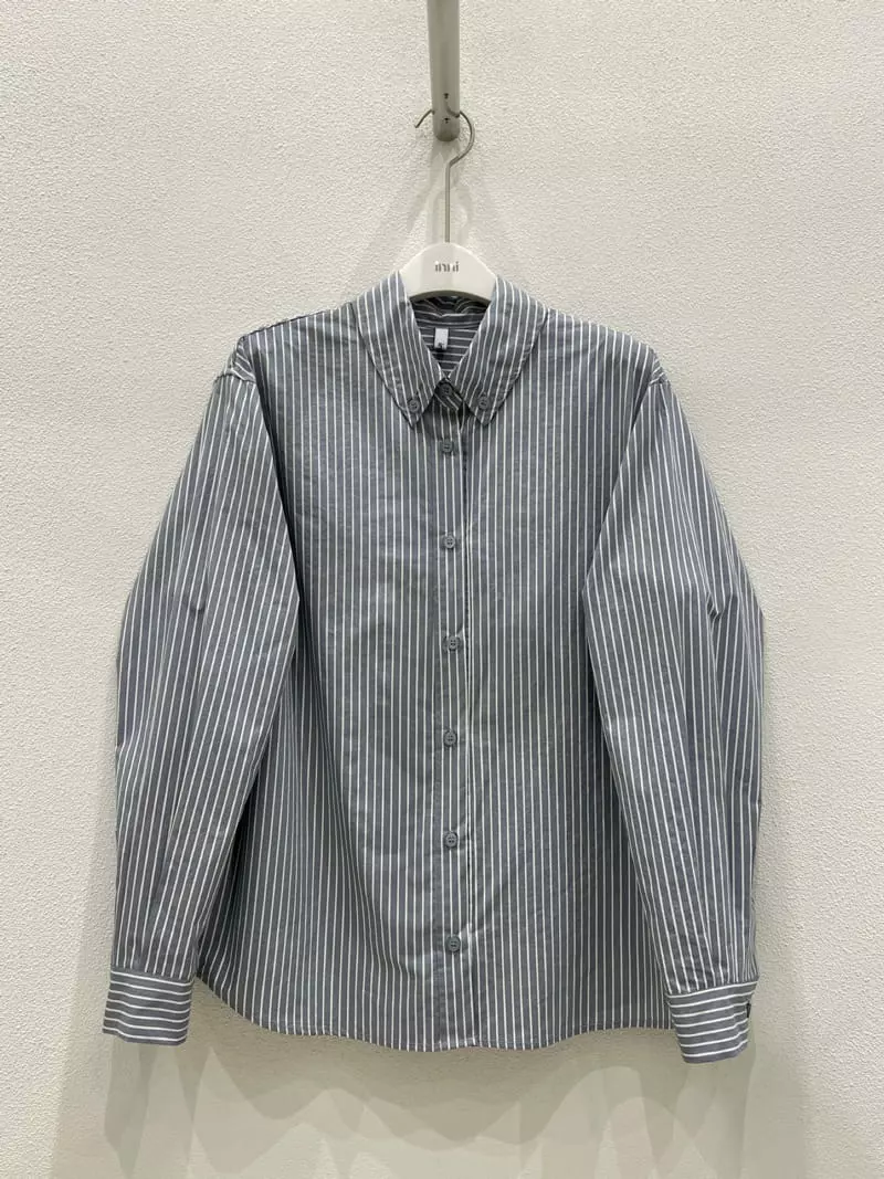 Inni - Korean Women Fashion - #womensfashion - Stripes Button Shirt - 6