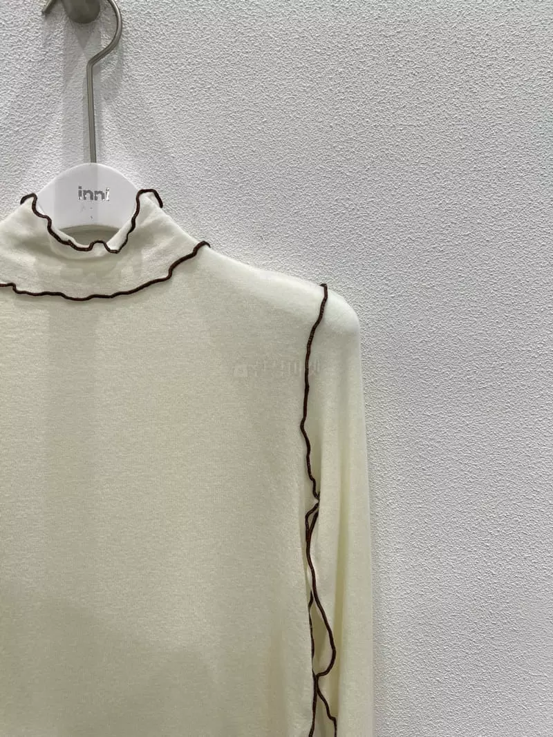 Inni - Korean Women Fashion - #womensfashion - Color Turtleneck Tee - 3