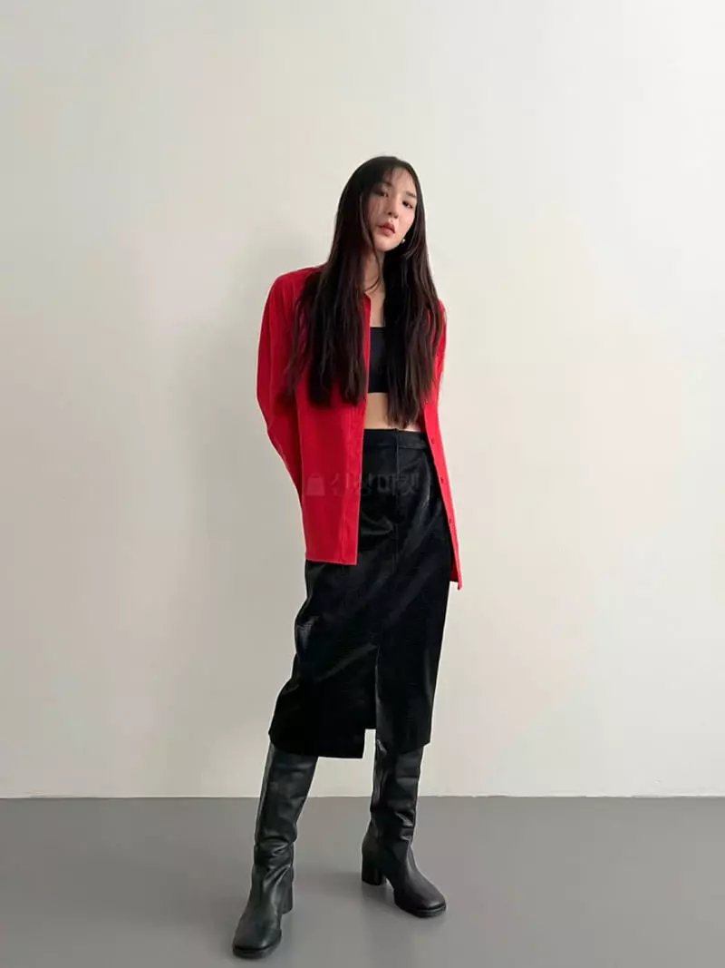 Inni - Korean Women Fashion - #womensfashion - Leather Skirt - 2