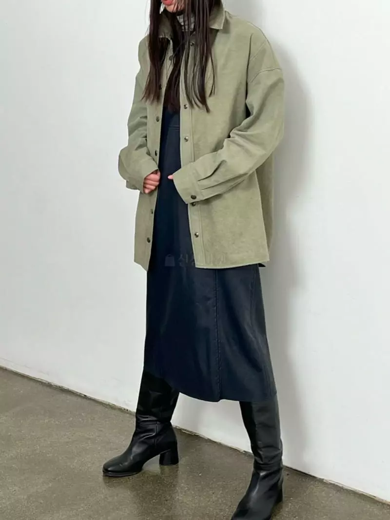 Inni - Korean Women Fashion - #womensfashion - Pigment Field Jacket