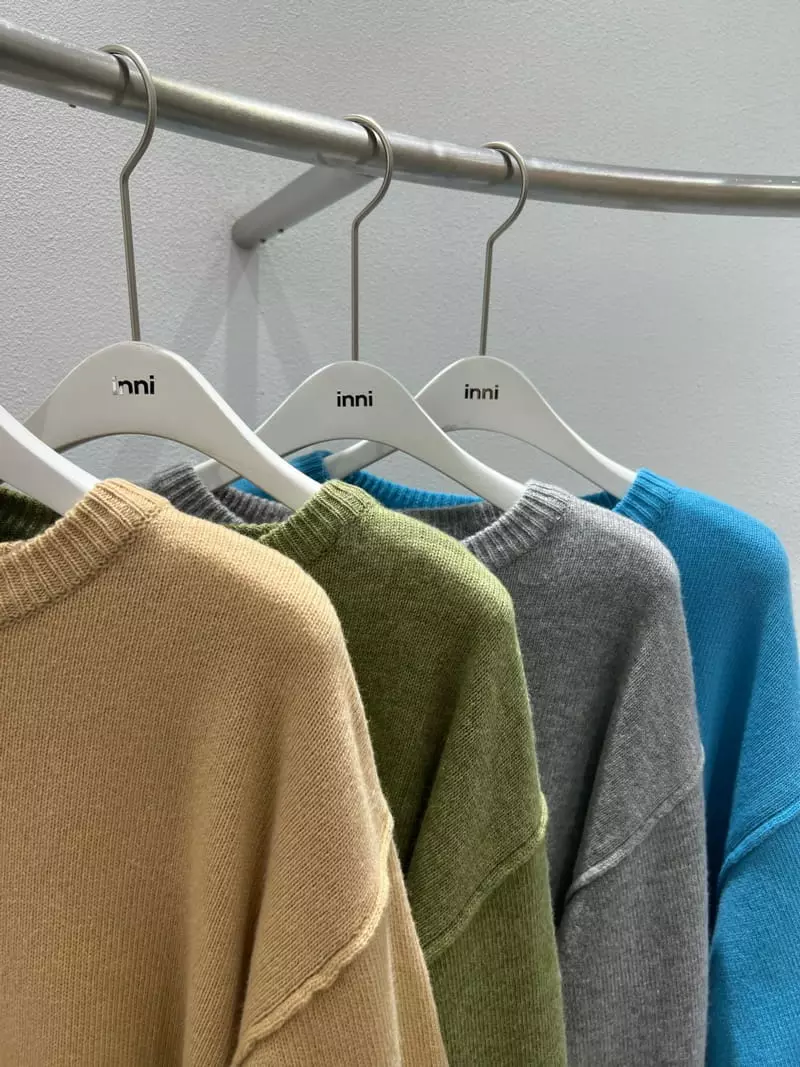 Inni - Korean Women Fashion - #womensfashion - Cash Basic Knit Tee - 12