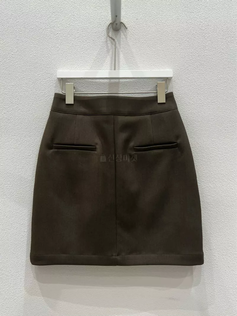 Inni - Korean Women Fashion - #womensfashion - Kai Pocket Mini Skirt - 5
