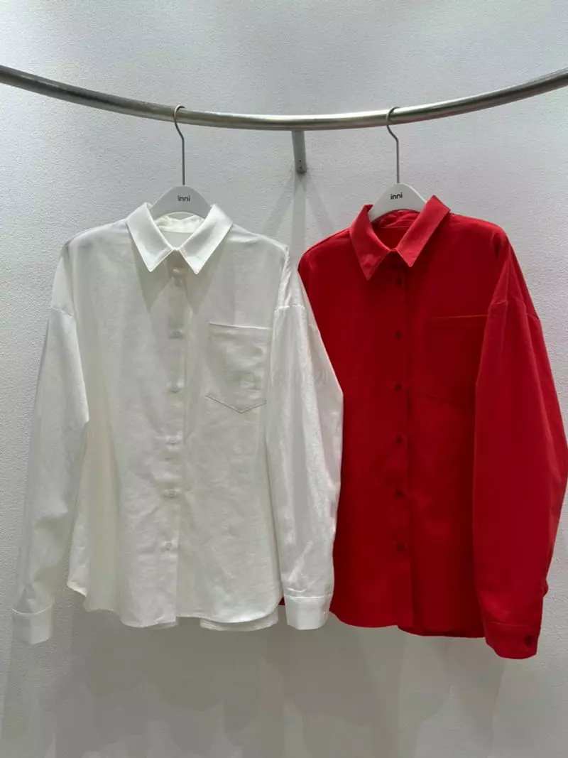 Inni - Korean Women Fashion - #womensfashion - Oxford Boxy Shirt - 11