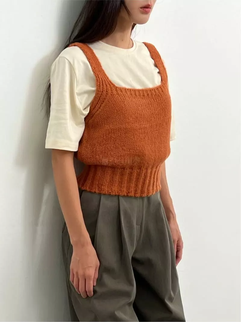 Inni - Korean Women Fashion - #womensfashion - Knit Bra Top