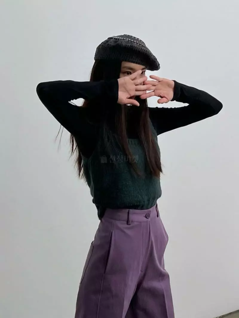 Inni - Korean Women Fashion - #womensfashion - Knit Bra Top - 7