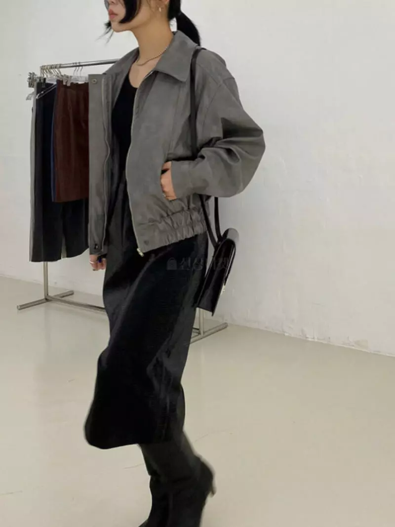Inni - Korean Women Fashion - #womensfashion - Leather Skirt - 6