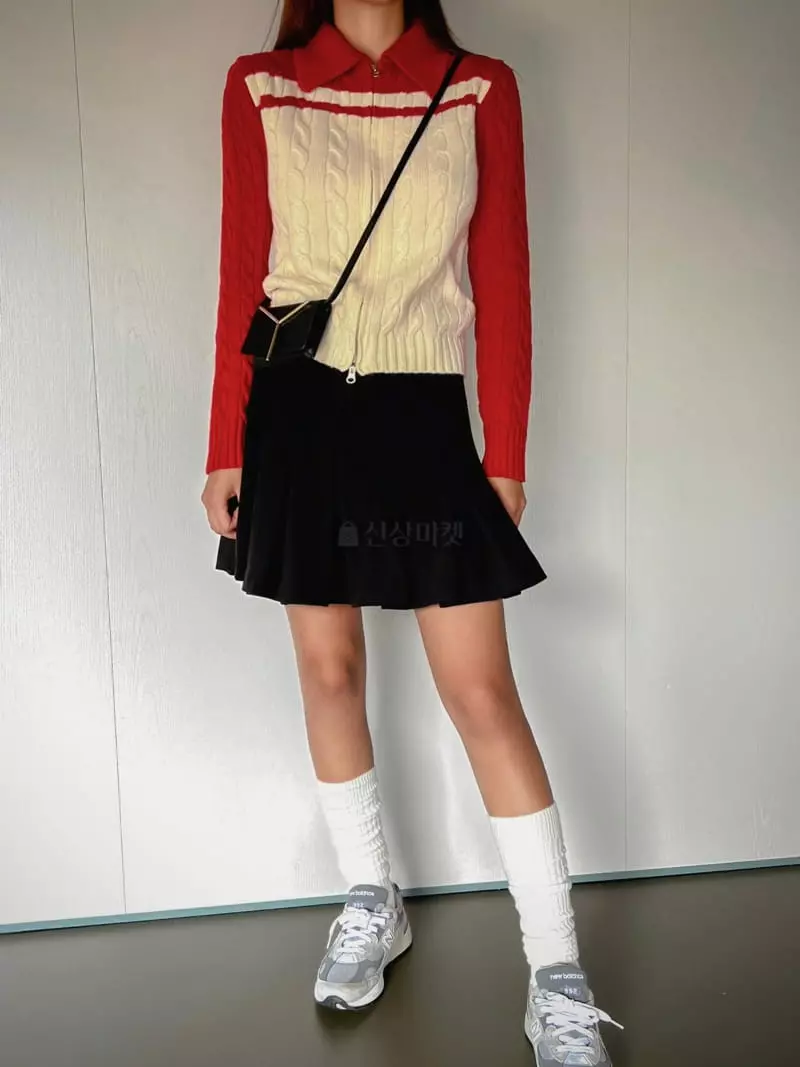 Inssense - Korean Women Fashion - #momslook - Merino Zip-up - 3