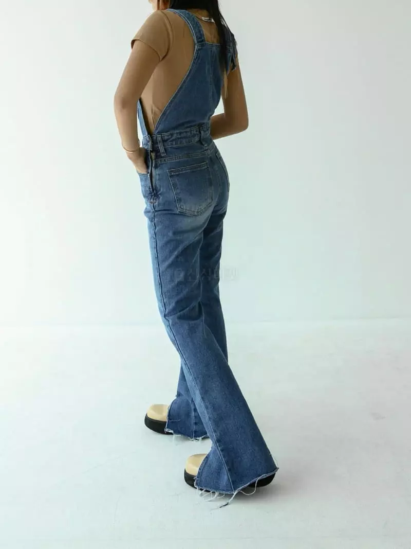Inssense - Korean Women Fashion - #momslook - Front Overalls - 4
