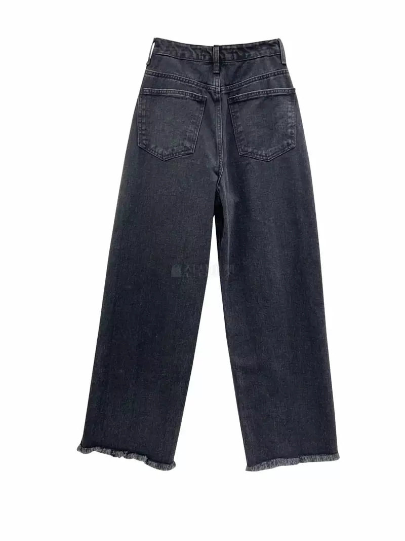Inssense - Korean Women Fashion - #pursuepretty - Two Pintuck Jeans - 6