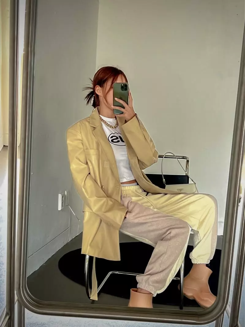 Inssense - Korean Women Fashion - #pursuepretty - Oversize Belted Jakcet - 2
