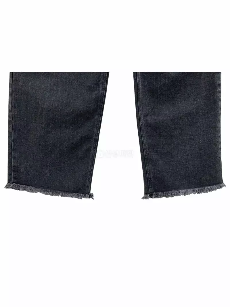 Inssense - Korean Women Fashion - #romanticstyle - Two Pintuck Jeans - 8