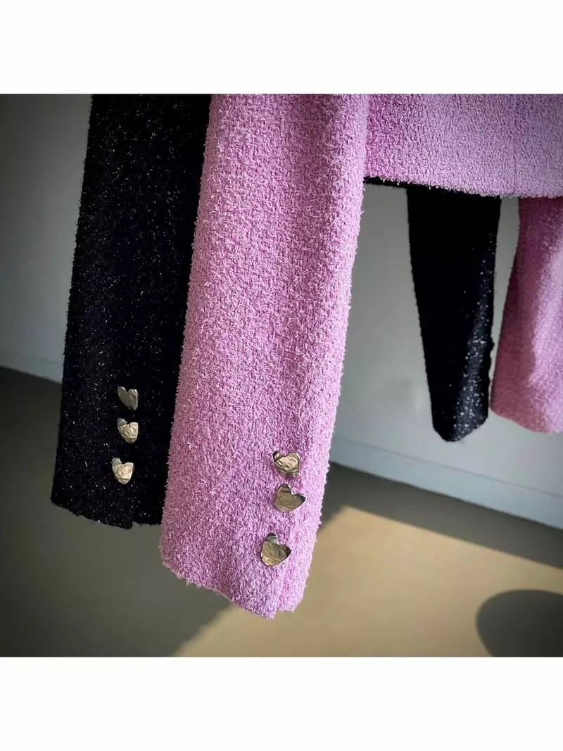 Inssense - Korean Women Fashion - #vintageinspired - Heart Jacket - 8