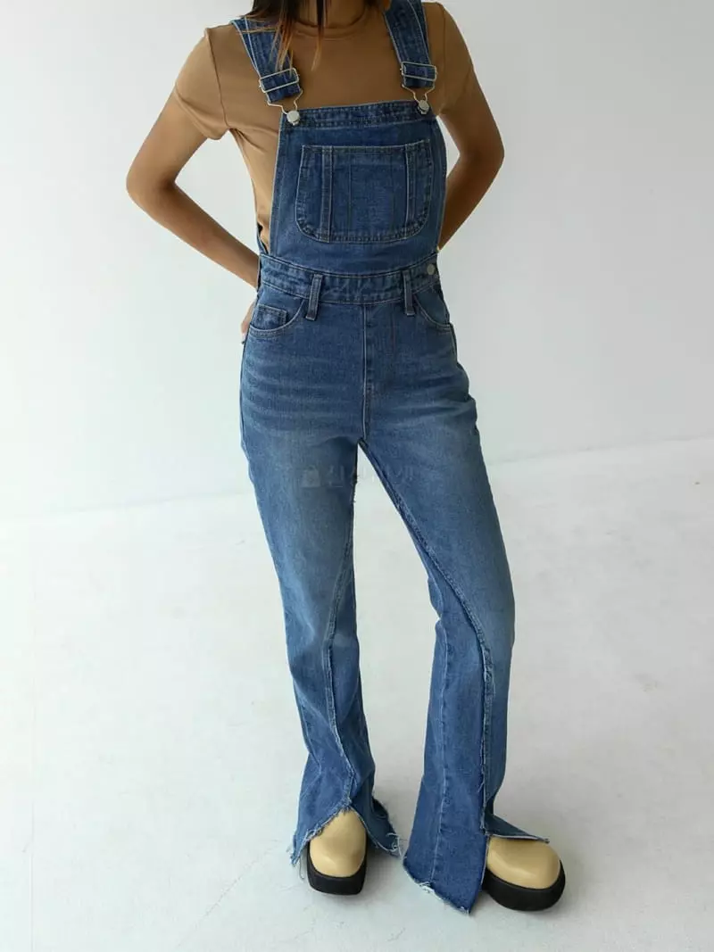 Inssense - Korean Women Fashion - #vintageinspired - Front Overalls - 6