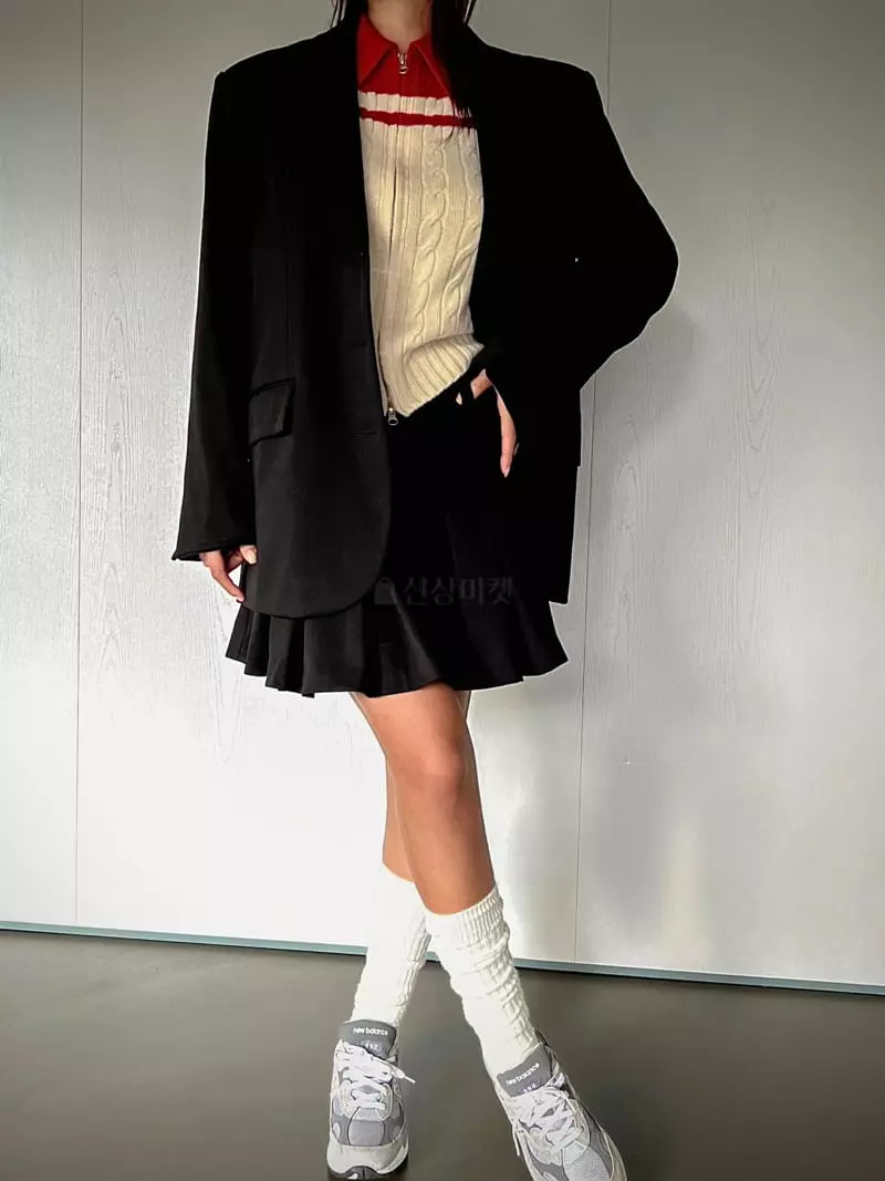 Inssense - Korean Women Fashion - #womensfashion - Merino Zip-up - 6